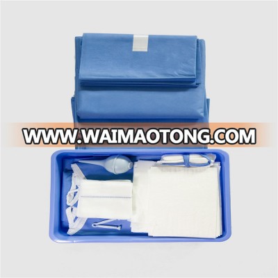 Hospital Use Disposable Surgical Sterile ENT General Drape Pack